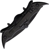S-TEC Double Blade Linerlock A/O Aluminum Folding Pocket Knife 27309BL