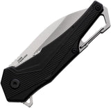 Smith & Wesson Oasis Carabiner Linerlock Stainless Pocket Knife 1206288