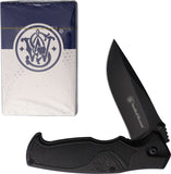 Smith & Wesson 24/7 Linerlock Combo Stainless Pocket Knife P1208869