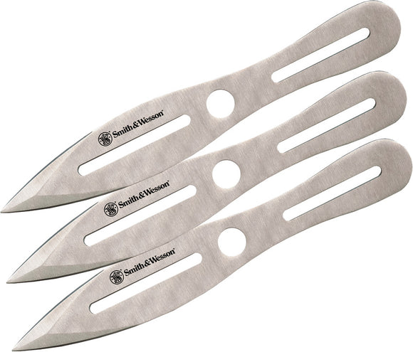 Smith & Wesson 3 Piece Throwing 2Cr13 Stainless Steel Knife Pack TK10CP