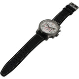 Smith & Wesson Tritium Chronograph Black Leather Strap Wrist Watch W1500GRY