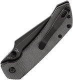Tenable Knives Fenrir Button Lock Black Micarta Folding 14C28N Pocket Knife 1034F6
