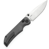 Tenable Knives Eaglestrike Crossbar Lock Black Micarta Folding Nitro-V Pocket Knife T1095V1