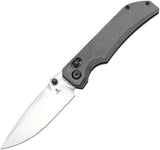 Tenable Knives Eaglestrike Crossbar Lock Black Micarta Folding Nitro-V Pocket Knife T1095V1