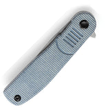 Tenable Knives Einar Linerlock Blue Micarta Folding Nitro-V Pocket Knife 2072A2