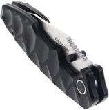 Defcon Revive Tactical Linerlock Black G10 Folding 14C28N Pocket Knife 004F1