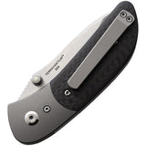Terrain 365 P38-AT Linerlock Carbon Fiber Folding Terravantium Pocket Knife 101012