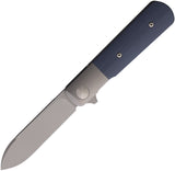 Terrain 365 Otter Flip ATB Framelock Titanium Folding Cobalt Pocket Knife 10714