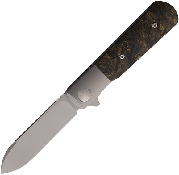 Terrain 365 Otter Flip ATB Framelock CF Folding Cobalt Pocket Knife 10716