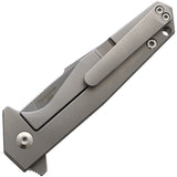Terrain 365 Mako-AT Framelock Gray Folding Terravantium Pocket Knife 10801