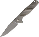 Terrain 365 Mako-AT Framelock Gray Folding Terravantium Pocket Knife 10801