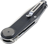 Defcon JK Series Fulcrum Lite Leverage Lock Black Folding 14C28N Pocket Knife 6010BK