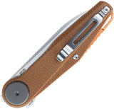 Defcon JK Series Fulcrum Lite Leverage Lock Desert Tan Folding 14C28N Pocket Knife 6010BR