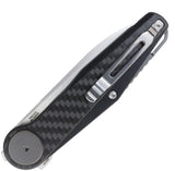 Defcon JK Series Fulcrum Lite Leverage Lock Carbon Fiber & G10 Folding 14C28N Pocket Knife 6010CB