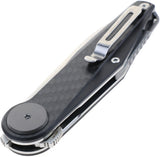 Defcon JK Series Fulcrum Lite Leverage Lock Carbon Fiber & G10 Folding 14C28N Pocket Knife 6010CB