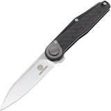 Defcon JK Series Fulcrum Lite Leverage Lock Carbon Fiber & G10 Folding 14C28N Pocket Knife 6010CB