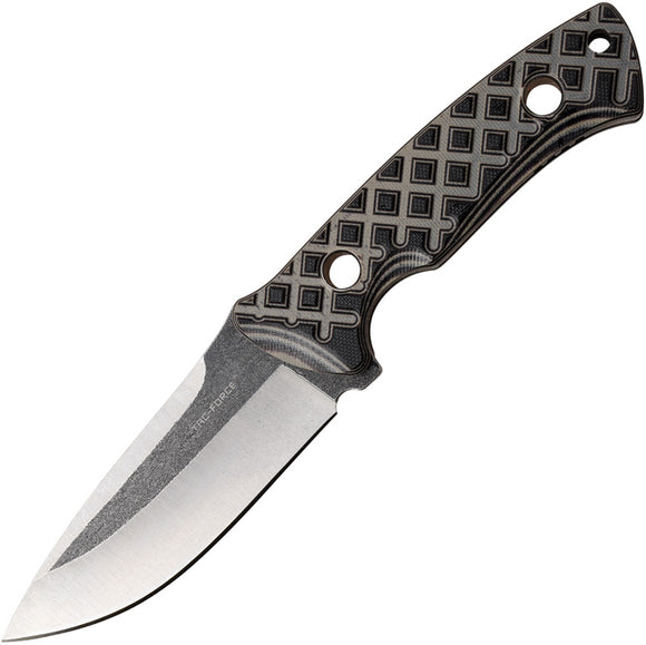 Tac Force Black & Tan G10 3Cr13 Stainless Steel Fixed Blade Knife FIX008TN