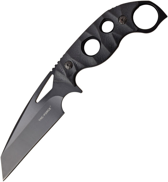 Tac Force Black G10 Stainless Steel Wharncliffe Fixed Blade Knife FIX010BK