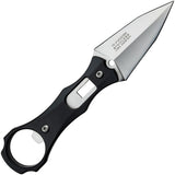 Tac Force Black Stainless Steel Double Edge Dagger Fixed Blade Knife FIX020BK