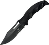 Takumitak Obsidian Black FRN 3Cr13 Stainless Fixed Blade Knife w/ Sheath F317