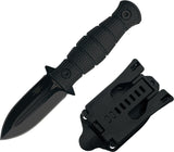 Takumitak Little Buddy Black FRN 3Cr13 Stainless Fixed Blade Knife w/ Sheath F3S04