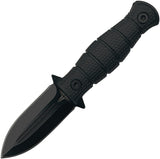 Takumitak Little Buddy Black FRN 3Cr13 Stainless Fixed Blade Knife w/ Sheath F3S04