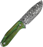 Takumitak Takumi Green Glow Resin 3Cr13 Fixed Blade Knife w/ Sheath F502GNCS
