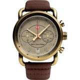 Time Concepts Szanto Rolland Sands Brown Leather Wrist Watch ICRS2254