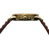 Time Concepts Szanto Rolland Sands Brown Leather Wrist Watch ICRS2254