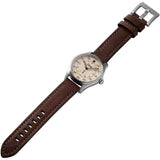 Time Concepts Szanto Aviator Brown Leather Wrist Watch SZ2752