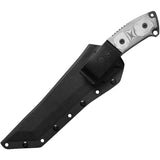TOPS 12.75" Steel Eagle Fixed BLK Tanto Sawback Blade Micarta Handle Knife 107D