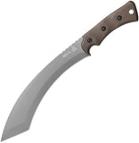 TOPS A-Klub Green Canvas Micarta Tungsten Cerakote 1095 Machete AKLB02