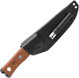 TOPS Fieldcraft BOB Hunter Tan Micarta 1095HC Fixed Blade Knife BROS01CAMO