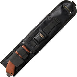 TOPS Tahoma Field Tan Canvas Micarta 1095 Single Edge Fixed Blade Knife TAHO03TNS