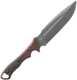 TOPS Viking Tactics Norseman Micarta 1095HC Steel Fixed Blade Knife VTAC05
