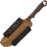 TOPS Viking Tactics Norseman Micarta 1095HC Steel Fixed Blade Knife VTAC05