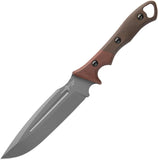 TOPS Viking Tactics Norseman Micarta 1095HC Steel Fixed Blade Knife VTAC05