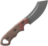 TOPS Viking Tactics Patriot Micarta 1095HC Steel Fixed Blade Knife VTAC07