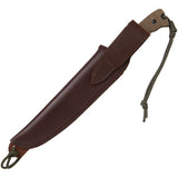 TOPS 13" Wild Pig Hunter Fixed Blade Rocky Mountain Green Handle Knife WPH07