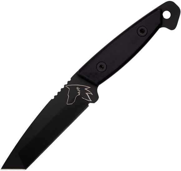 Turq Gear Wolf Black G10 Sleipner Tool Steel Fixed Blade Knife 002