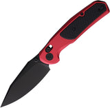TRIVISA Hornet Axis Lock Red Aluminum & Black G10 Folding 14C28N Pocket Knife JM01RA14