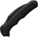 TRIVISA Lacerta Linerlock Black Micarta Foldiing 14C28N Pocket Knife TY19BM14