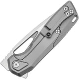 Vanguard StarRunner Framelock Gray Titanium Folding Satin M390 Pocket Knife G030