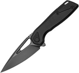 Vanguard StarRunner Framelock Black Titanium Folding DLC M390 Pocket Knife G031