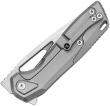 Vanguard StarRunner Framelock Gray Titanium Folding M390 Pocket Knife G032