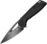Vanguard StarRunner Framelock Black Titanium Folding M390 Pocket Knife G033