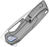 Vanguard StarRunner Framelock Gray Titanium & Timascus Folding M390 Pocket Knife G034