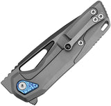 Vanguard StarRunner Framelock Dark Gray Titanium & Timascus Folding M390 Pocket Knife G035