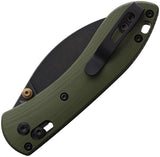 Vosteed Mini Nightshade Crossbar Lock Green G10 Folding 14C28N Knife A0207