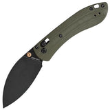 Vosteed Mini Nightshade Crossbar Lock Green G10 Folding 14C28N Knife A0207